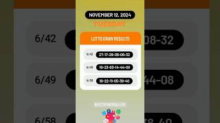 642 649 658 Live Draw Lotto Result  November 12 2024 Tuesday 9 PM lottery lottoresulttoday [upl. by Annahsohs16]