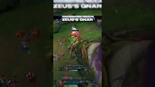 Zeuss t1 league oflegends gameplay games gaming leaugeoflegends wildrift lol faker zeus t1 [upl. by Nirrek]