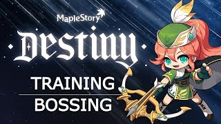 MapleStory Marksman Bossing amp Training Guide [upl. by Yelhs]