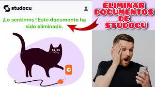 🔴CÓMO ELIMINAR DOCUMENTOS DE STUDOCU SI PERDÍELIMINÉ MI CUENTA✅ [upl. by Alekram379]