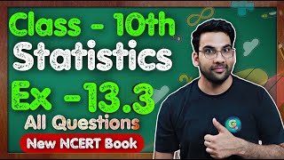 Class  10 Ex  133 Q1 to Q7 Statistics  NEW NCERT  CBSE GREEN Board [upl. by Artemla949]