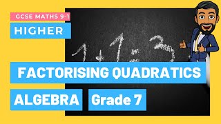 Factorising quadratic expressions with a coefficient greater than 1  Higher GCSE Maths [upl. by Gnouhk348]