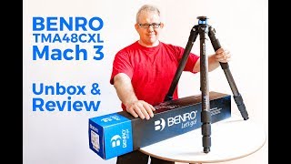 Benro TMA48CXL Mach 3 Tripod  Unbox amp Review [upl. by Redep]