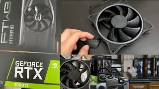 EVGA RTX 3080 TI FTW3 Ultra Hybrid Unboxing [upl. by Anomar533]