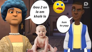 ibou soulard vs Mere bi am 2 ans quot Amoul beugne quot dessin anime en wolof Sènègal ibousoular [upl. by Aynos]