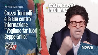 Crozza Toninelli e la sua contro informazione quotVogliono far fuori Beppe Grilloquot [upl. by Nodnol238]