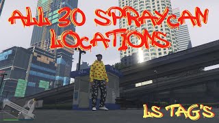 Collect a Spray Can from one of 30 locations Full Guide GTA Online Landmarks amp Map Easy Find [upl. by Trebmal36]