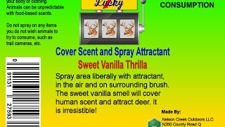 Lucky 7 Sweet Vanilla Thrilla  Why does it work so well to attract deer [upl. by Ursula949]