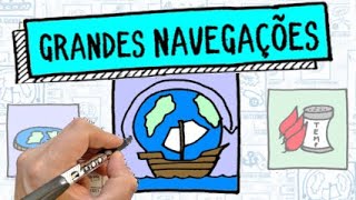 EXPANSÃO MARÍTIMA Grandes Navegações  Resumo Desenhado [upl. by Mikel]