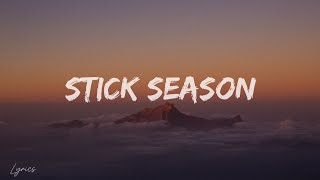 Noah Kahan  Stick Season Lyric Video [upl. by Afra905]