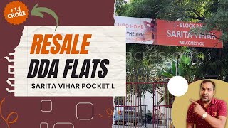 Resale DDA Flats  Sarita Vihar PocketL  Near GD Goenka Public School [upl. by Pangaro530]