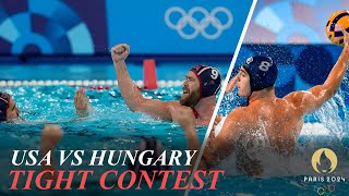 Team USA Wins Bronze in Mens Water Polo after Shootout Victory over Hungary [upl. by Ymmak]