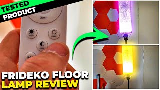 Unboxing amp First Impressions  Frideko RGB Shade Floor Lamp [upl. by Kinsler]