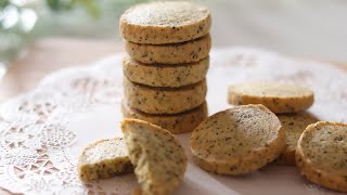 サクサクッ♡紅茶のアイスボックスクッキーの作り方／Icebox Cookies Recipe [upl. by Ahcirt]