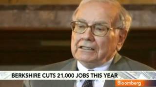 Berkshire Hathaways Workforce Cut by 21000 Video [upl. by Ransom]