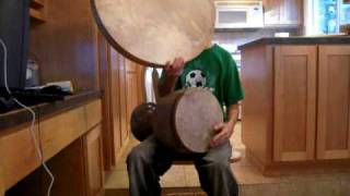 Ronak by Bijan Mortazavi played on Tombak and Daf [upl. by Nosemyaj]