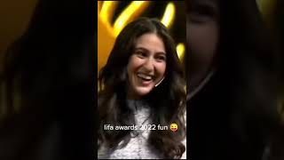 Iifa awards 2022 Salman Khan and Sara Ali Khan funny moments ☺️☺️🤣😂🤣 [upl. by Casilde]