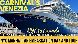 Carnival Cruise Line Venezia embarkation day NYC cruise to Canada August 2023 [upl. by Tolliver788]