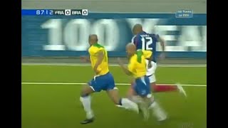 Thierry Henry crazy speed vs Roberto Carlos 2004 [upl. by Justinian302]