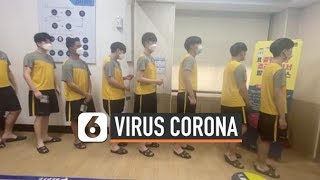 Peserta Wajib Militer Korsel Diperiksa Virus Corona  Liputancom [upl. by Halpern]