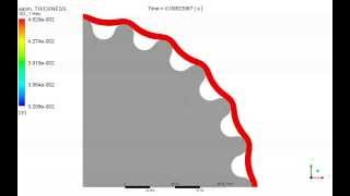 ANSYS Polyflow  Rubber Curing Vulcanization [upl. by Hurleigh]