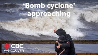 Parts of BCs coast brace for hurricane force winds as bomb cyclone approaches [upl. by Steve110]