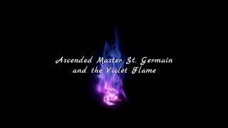 St Germains Violet Flame Meditation amp Light Codes [upl. by Hgielram]