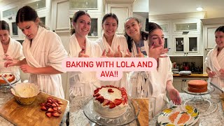 Baking with Lola and Ava [upl. by Eidur112]