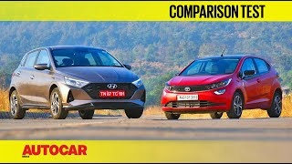 Hyundai i20 vs Tata Altroz  The last of the diesel hatchbacks  Comparison  Autocar India [upl. by Jerrome]