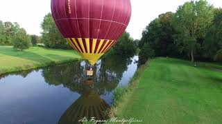 Vol du 28 aout 2017 à Maintenon par Air Pegasus Montgolfières [upl. by Anaik235]