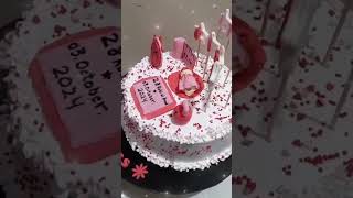 customizedcake cakedecorating welcomebabygirl [upl. by Ytsirhk]