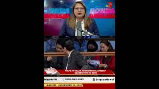 Tulfo at Villar nagkainitan sa budget deliberation ng DENR [upl. by Vergos]