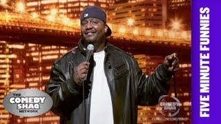 Aries Spears⎢Learn How to Speak Fing English⎢Shaqs Five Minute Funnies⎢Comedy Shaq [upl. by Mellie]