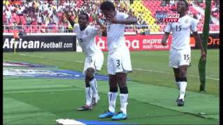 Asamoah Gyan Dance  Ghana vs Nigeria [upl. by Mcknight161]