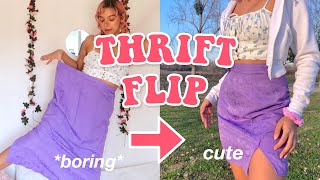 THRIFT FLIP  diy cute clothes [upl. by Broder]