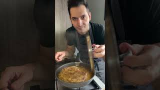 MILANESE SAFFRON RISOTTO AND OSSOBUCO shorts asmr [upl. by Esoj]