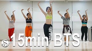 15 minute BTS Diet Dance Workout  15분 다이어트댄스  cardio  홈트  방탄소년단 [upl. by Batista]