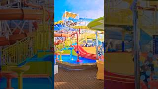 Water park minigolf Mardi gras carnival🛳 travel 2024 cruiseshipwaterparkfypforyou shorts [upl. by Alessig]