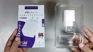 Fonion 25W Quick Charger TypeC To TypeC Price Rs 1250 Unboxing And Review [upl. by Eseerahs]