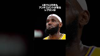 1年で12万件もアンチコメントが来るレブロンはnba バスケ [upl. by Abbotsun]