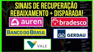 BBDC3 BRADESCO AVANÇA AURE3 ATENÇÃO VALE3 BBAS3 GERDAU EUA bolsadevalores investidor ações [upl. by Olecram698]