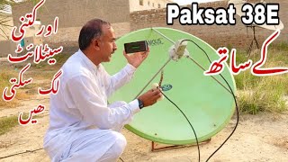 How To Set 52E Yahsat Monacosat with Paksat on 4 Feet dish antenna [upl. by Ingunna]