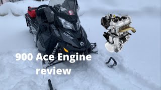 Skidoo 900 ace engine review and acceleration tests [upl. by Orfurd821]