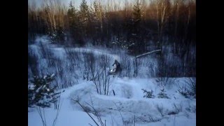 Tundra vs Enticer  ride de skidoo 13 dec [upl. by Rekoob]