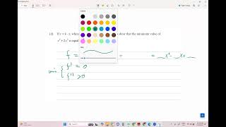 sat 10 9nov 2024 NCEA Level 2 calculus Question 3 d 91262 [upl. by Perseus404]