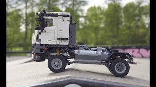 42043 LEGO Arocs Model B fully motorized with RC electonics [upl. by Ecirtnas]