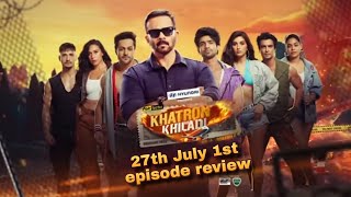 KKK 14  Episode 1 review  Sumona Aditi Ashish and Asim got their first Fear Fanda [upl. by Jaynell]