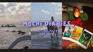 【🍡mochi diaries  糯米日记🍡】bali vlog day 3 lovina dolphin watching🐬  bali horseriding🐎 merlins🔮 [upl. by Ayeka]