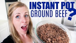 How to Cook Ground Beef in the Instant Pot  Perfect for Beginners [upl. by Fairleigh87]