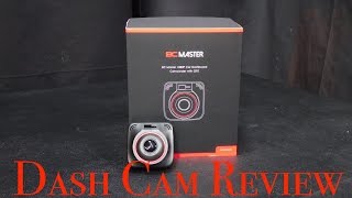 BC MASTER 1080P 170° DASH CAM Review Video [upl. by Eirroc720]